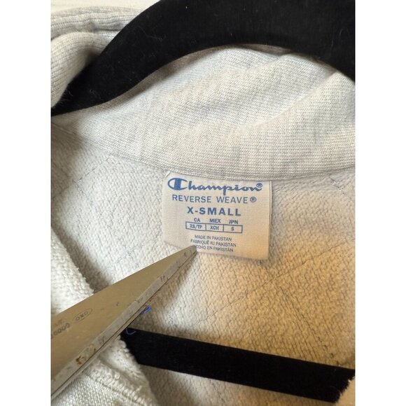 Champion Reverse Weave Villanova University Wildcats Gray Womens Pullover XS - Picture 8 of 10